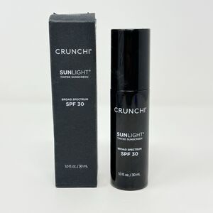 Crunchi Sunlight Tinted Sunscreen SPF 30 Medium 1 fl oz New Exp 10/27